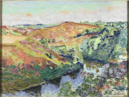 Landscape in Crozant, c. 1898. Creator: Armand Guillaumin.