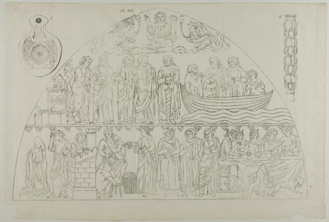 Three Images from Millin's Atlas, plate XII, 1807–08. Creator: Aubin-Louis Millin.