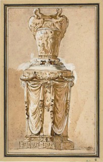 Design for a Monumental Vase, 1778. Creator: Augustin Pajou.