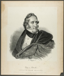 Thomas Benton, Senator from Missouri, c. 1840. Creator: Charles Fenderich.