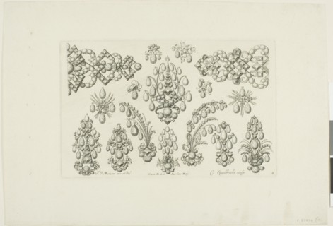 Designs for Jewelry, before 1697. Creator: Christian Engelbrecht.