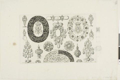 Designs for Jewelry, before 1697. Creator: Christian Engelbrecht.