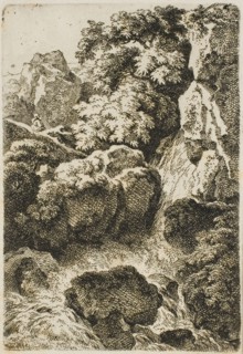 Waterfall (The Cascade), n.d. Creator: Ferdinand Kobell.