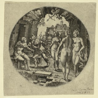 Judgment of Paris, 1544. Creator: Hans Brosamer.