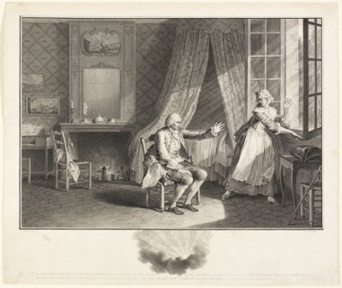 The Last Words of Jean Jacques Rousseau, 1775. Creator: Heinrich Guttenberg.