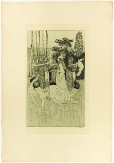Love Dream, 1895. Creator: Heinrich Vogeler.