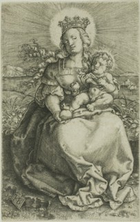 The Virgin on the Grassy Bank, 1520/69. Creator: Jacob Binck.