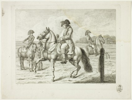 Riding School and Horses, 1806. Creator: Johann Adolph Darnstedt.