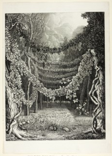 Oenotria Telus, An Idealized Woodland Scene Near Naples, 1796. Creator: Johann Heinrich Wilhelm Tischbein.