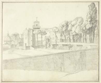 San Pietro in Vincoli, Rome, n.d. Creator: Johann Martin von Rohden.