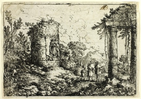 Italian Landscape with Ruins, n.d. Creator: Jonas Umbach.