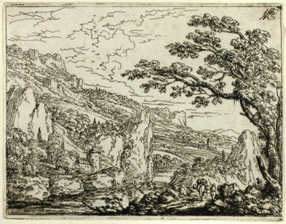 Italian Landscape with Ruins, n.d. Creator: Jonas Umbach.
