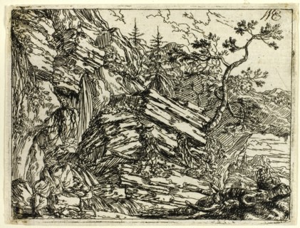 Italian Landscape with Ruins, n.d. Creator: Jonas Umbach.