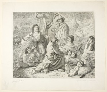 Gypsy Life, 1840. Creator: Ludwig Emil Grimm.