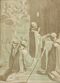 The Celebration of High Mass, c. 1776. Creator: Maria Catharina Prestel.
