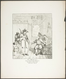The Signpost, plate ten from Zehn Blätter zu Hebels Alemannischen Gedichten, 1820. Creator: Sophie Reinhard.