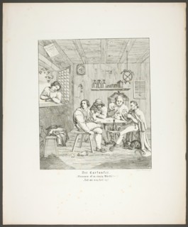 The Carbuncle, plate two from Zehn Blätter zu Hebels Alemannischen Gedichten, 1820. Creator: Sophie Reinhard.