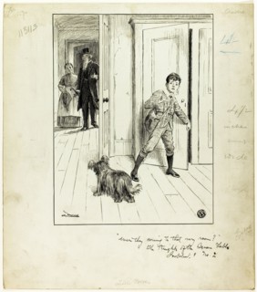 Were They Coming to That Very Room? (The Knights of the Square Table), c.1890. Creator: A. Monro.