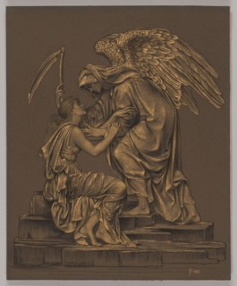 The Angel of Death, 1885. Creator: Mary Evelyn de Morgan.