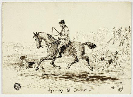 Going to Cover, 1865. Creator: W. H. Temple.