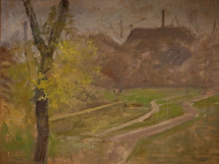 The Garden of Institution des sourds-muets, 1902. Creator: Ludvig Find.