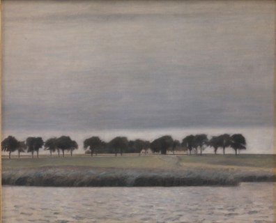 Study, Gentofte Lake, 1903. Creator: Vilhelm Hammershoi.