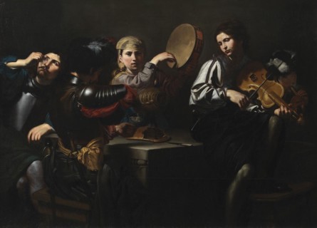 Musicians and Soldiers, 1626. Creator: Valentin de Boulogne.