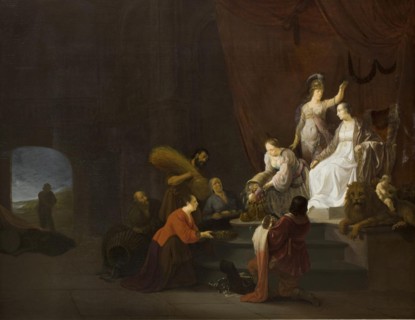 Allegory on Peace. Pax Being Crowned by Minerva, 1643. Creator: Willem de Poorter.