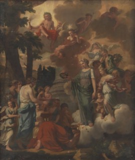 A Sacrifice to Apollo, 1672. Creator: Zacharias Webber.