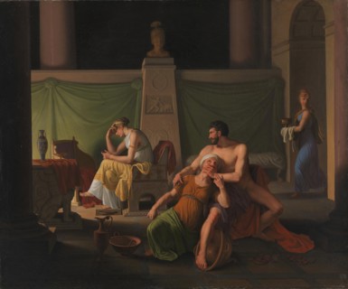 The Return of Ulysses. Scene from Homer´s Ulysses, 1812. Creator: CW Eckersberg.