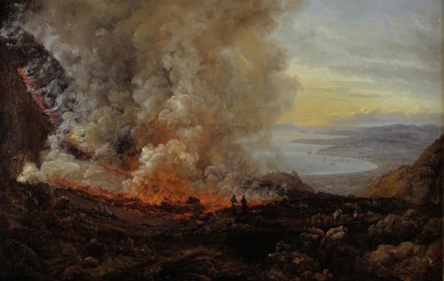 The Eruption of Vesuvius, 1820. Creator: Johan Christian Dahl.