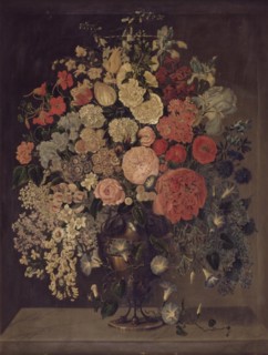 A large vase with flowers, 1821. Creator: Carl Christian Seydewitz.