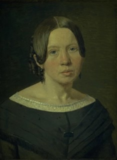 Portrait of the Artist´s Sister-in-Law Johanne Elisabeth Kobke, née Sundbye, 1842. Creator: Christen Kobke.