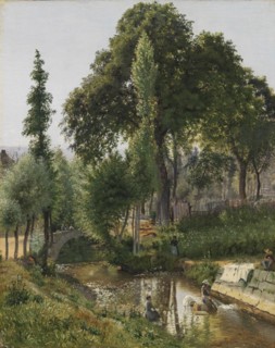Savoy Landscape. Women Washing Clothes in the River, 1850. Creator: Vilhelm Kyhn.