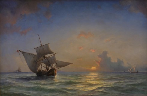 A Seascape, 1854. Creator: Anton Melbye.