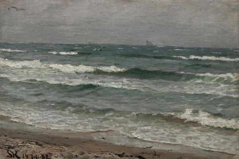 Seascape. Skagen, 1882. Creator: Peder Severin Kroyer.