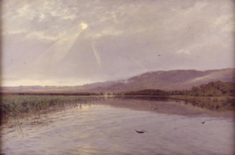 A Lake in the Himmelbjerg District, Jutland, 1888. Creator: Godfred Christensen.