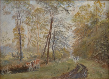 The River Sorteaa near Mejlgaard Manor, Jutland, 1894. Creator: Theodor Esbern Philipsen.