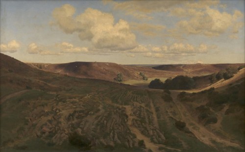 Landscape at Nejsum, Vendsyssel, 1899. Creator: Janus Andreas Bartholin la Cour.