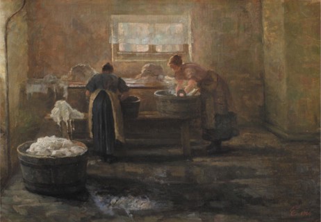 A Wash House, 1900. Creator: Emilie Christensen.