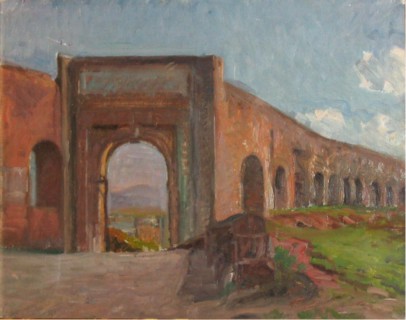 Porta Furba, Rome, 1904. Creator: Albert Gottschalk.