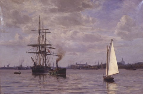 Copenhagen roads, 1905. Creator: Vilhelm Arnesen.