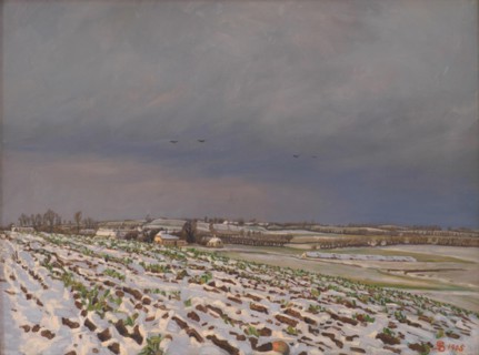 Early Snow, 1905. Creator: Fritz Syberg.