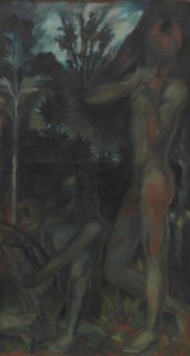 Negro Musicians in the Jungle, 1921. Creator: Erik Staehr-Nielsen.