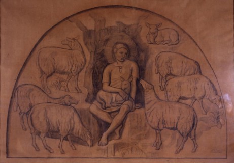 The Good Shepherd, 1925. Creator: Joakim Skovgaard.