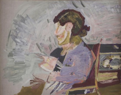 Profile of a Figure, 1941. Creator: Niels Larsen Stevns.