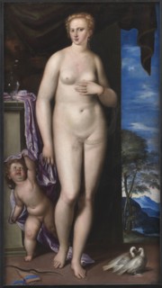 Venus and Cupid, 1531-1578. Creator: Simone Peterzano.