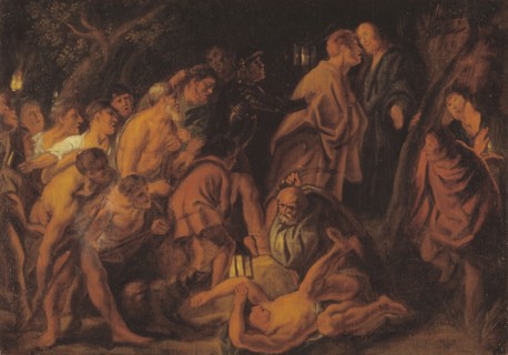 The Betrayal and Arrest of Christ in Gethsemane, 1608-1640. Creator: Jacob Jordaens.