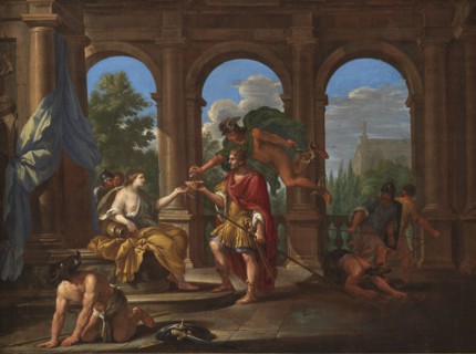 Circe and Ulysses, 1611-1669. Creators: Filippo Lauri, Pietro da Cortona.