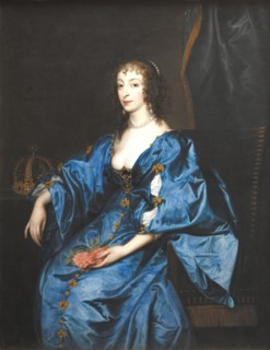 Queen Henrietta Maria of England, 1632-1641. Creator: Anthony van Dyck.